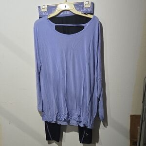 PINK Victoria's Secret Lavender Long Sleeve Top